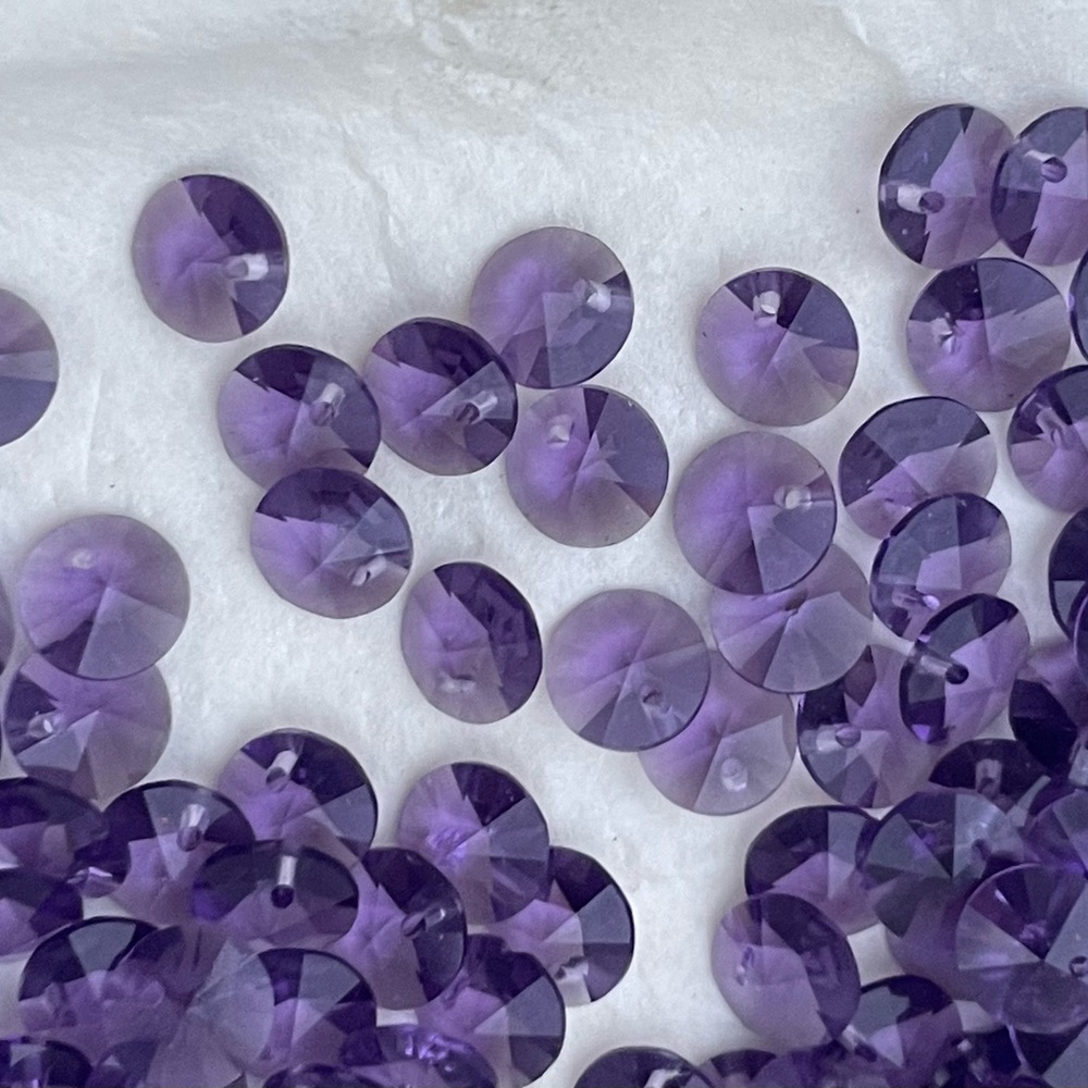 18 Vintage Swarovski Crystal Drops Art 6200 6mm